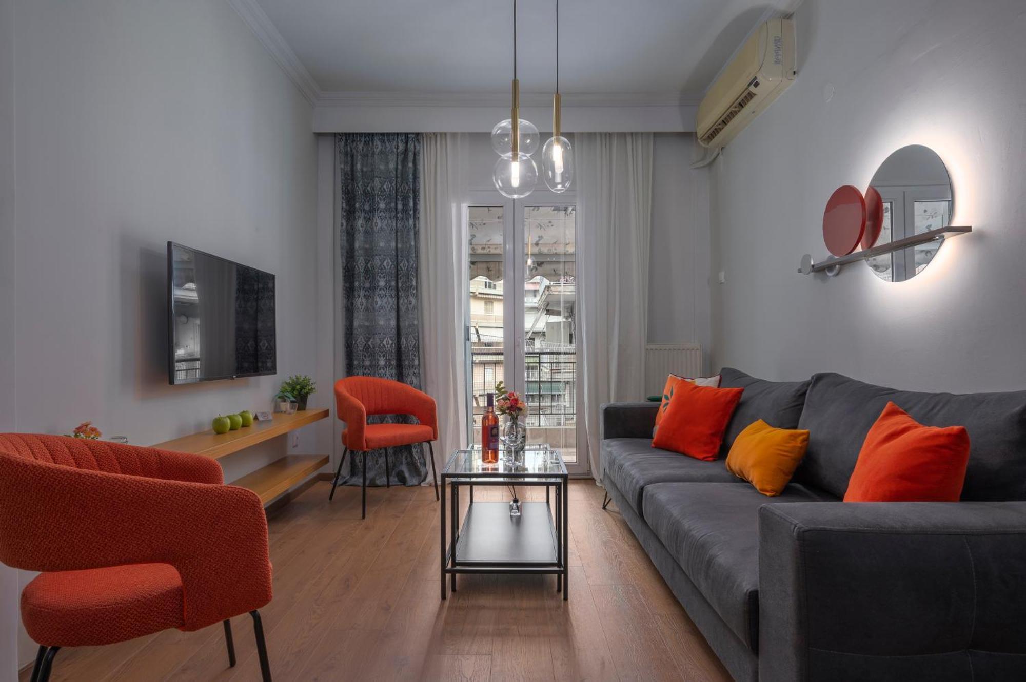 Estia Thessaloniki Apartment, Cozy, Spacious, Sunny, 2 Rooms-5 Beds מראה חיצוני תמונה
